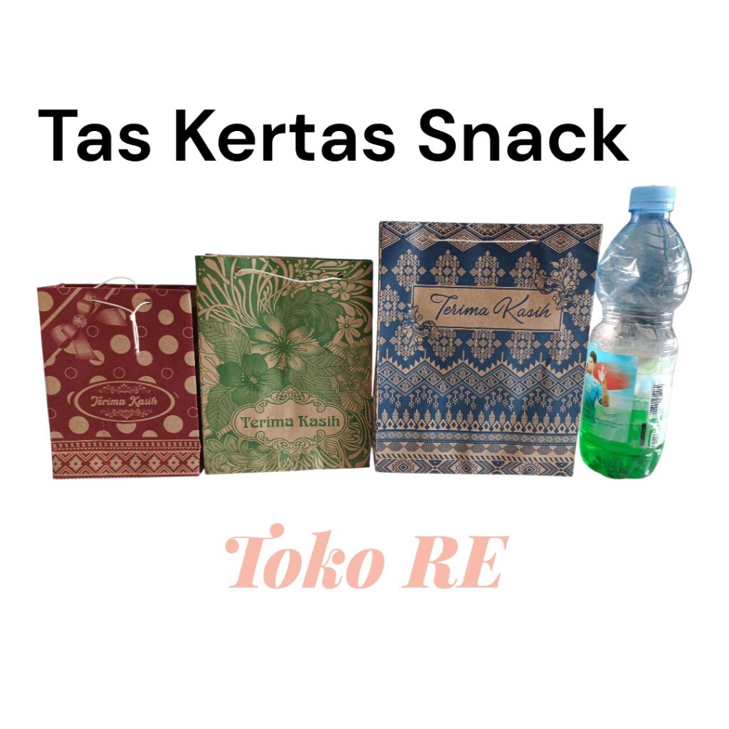 Tas Kertas Snack Mini, Kecil, Tanggung isi 50 pcs