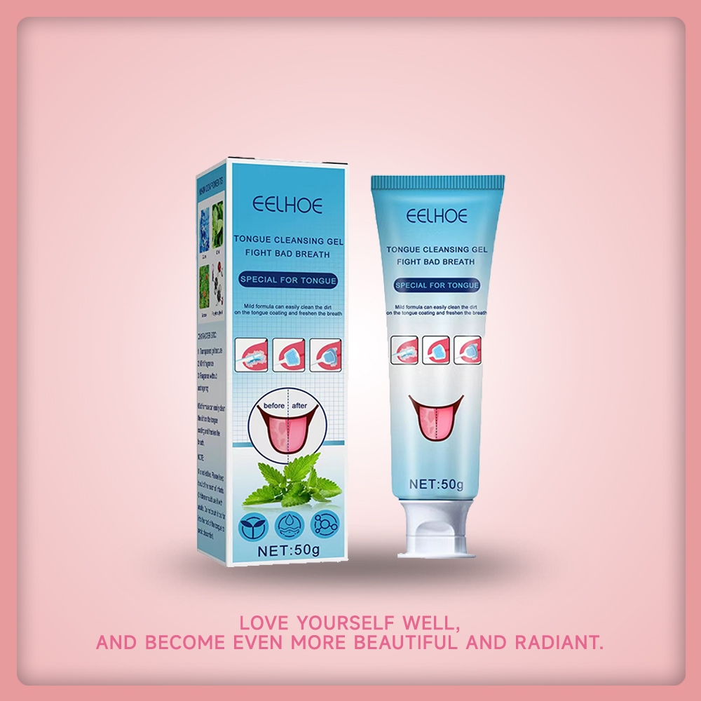 Gel Pembersih Lidah EELHOE + Sikat Lidah
