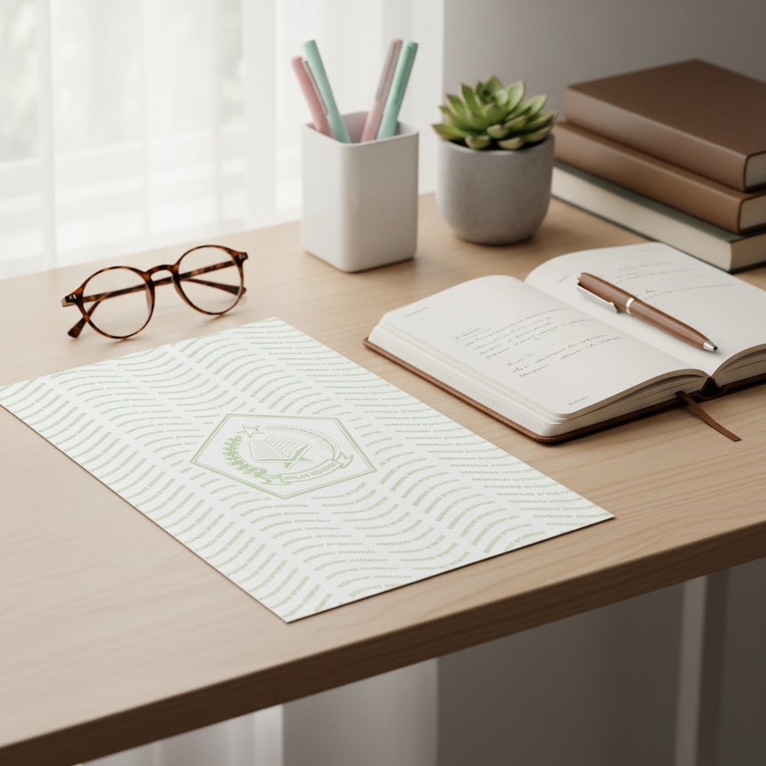 CETAK BACKGROUND RAPORT SEKOLAH SD SMP SMA / KERTAS RAPORT 1 RIM