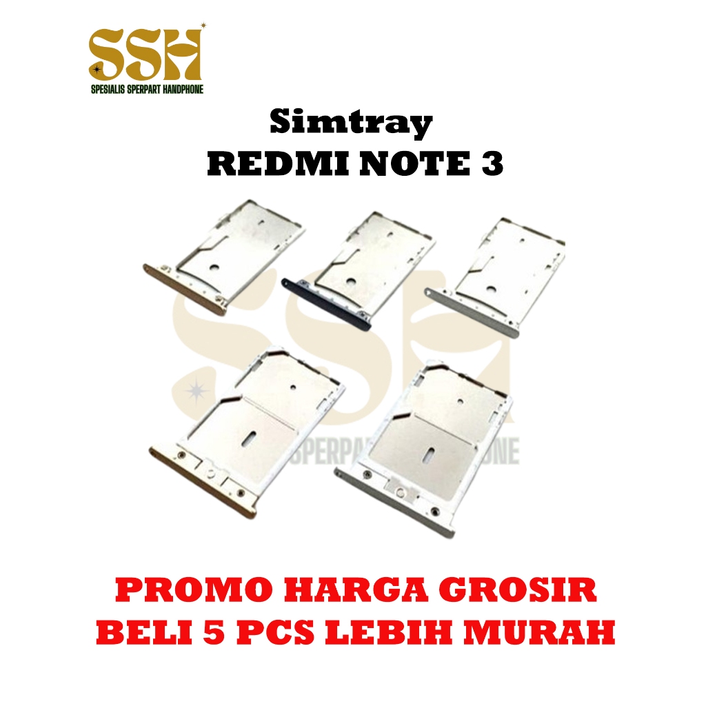 Simtray XiaoMi Redmi Note 3 - Sim Lock Slot - Sim Card Tray