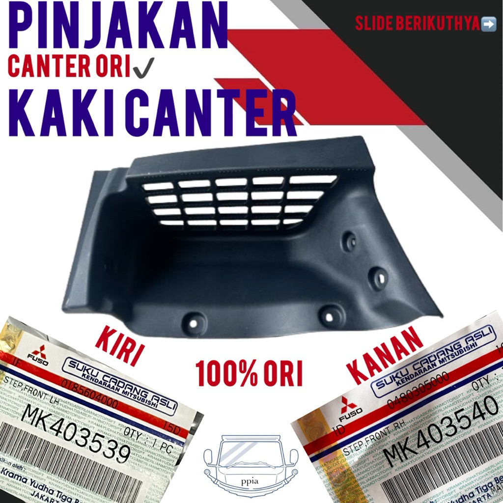 pinjakan kaki canter original / pijakan kaki canter original / pinjakan kaki canter kiri Mk403539 / 