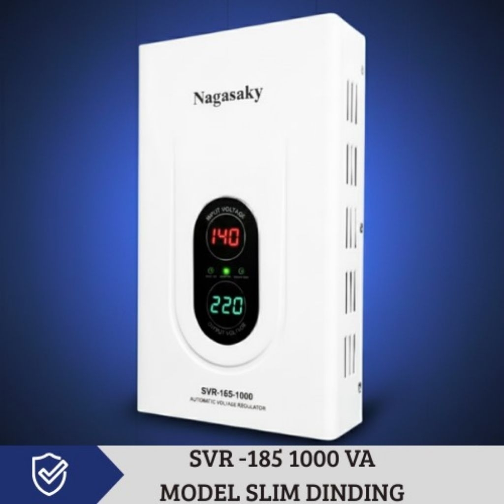 NAGASAKY SVR185 Stabilizer Stavolt Digital Automatic Slim Dinding 1000 VA