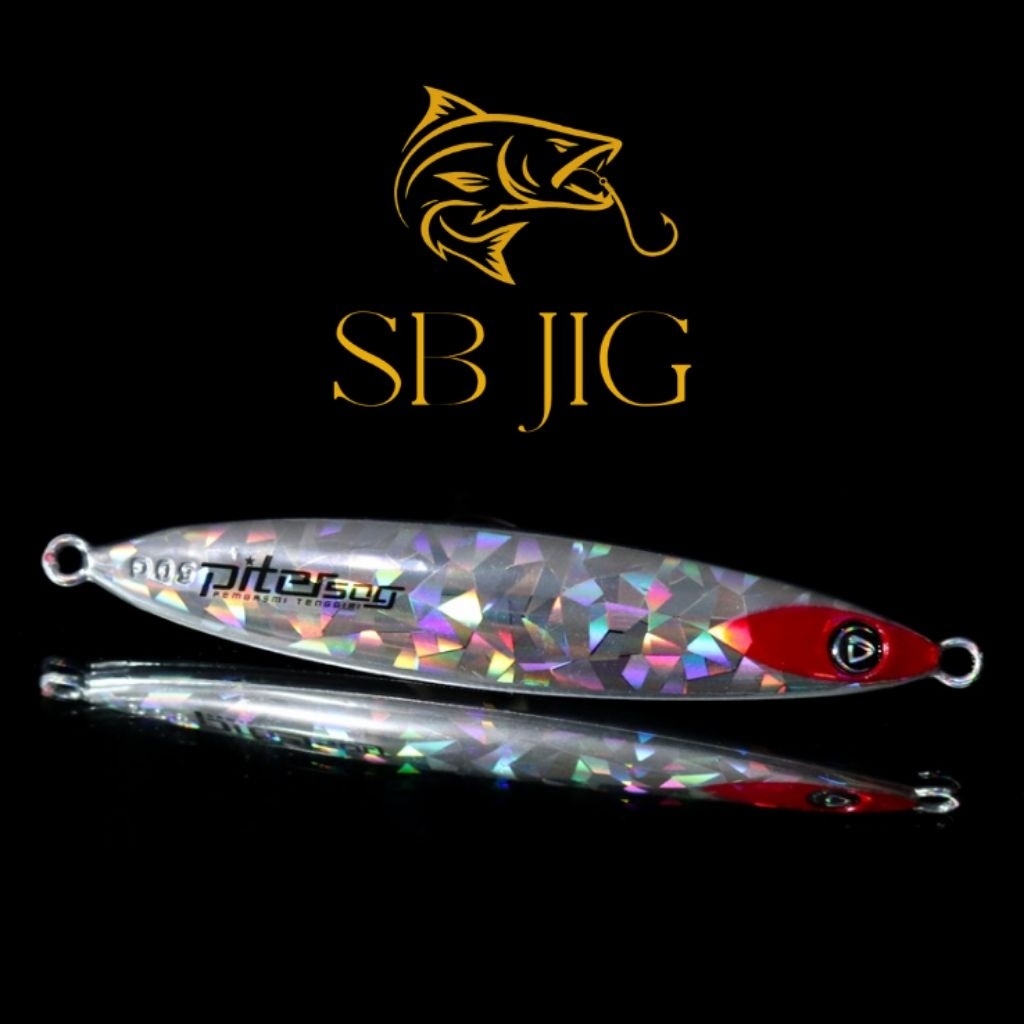 Metal Jig PITER Pecah Kaca / Sisik 50gr umpan pancing jigging Tenggiri Hunter | SB JIG