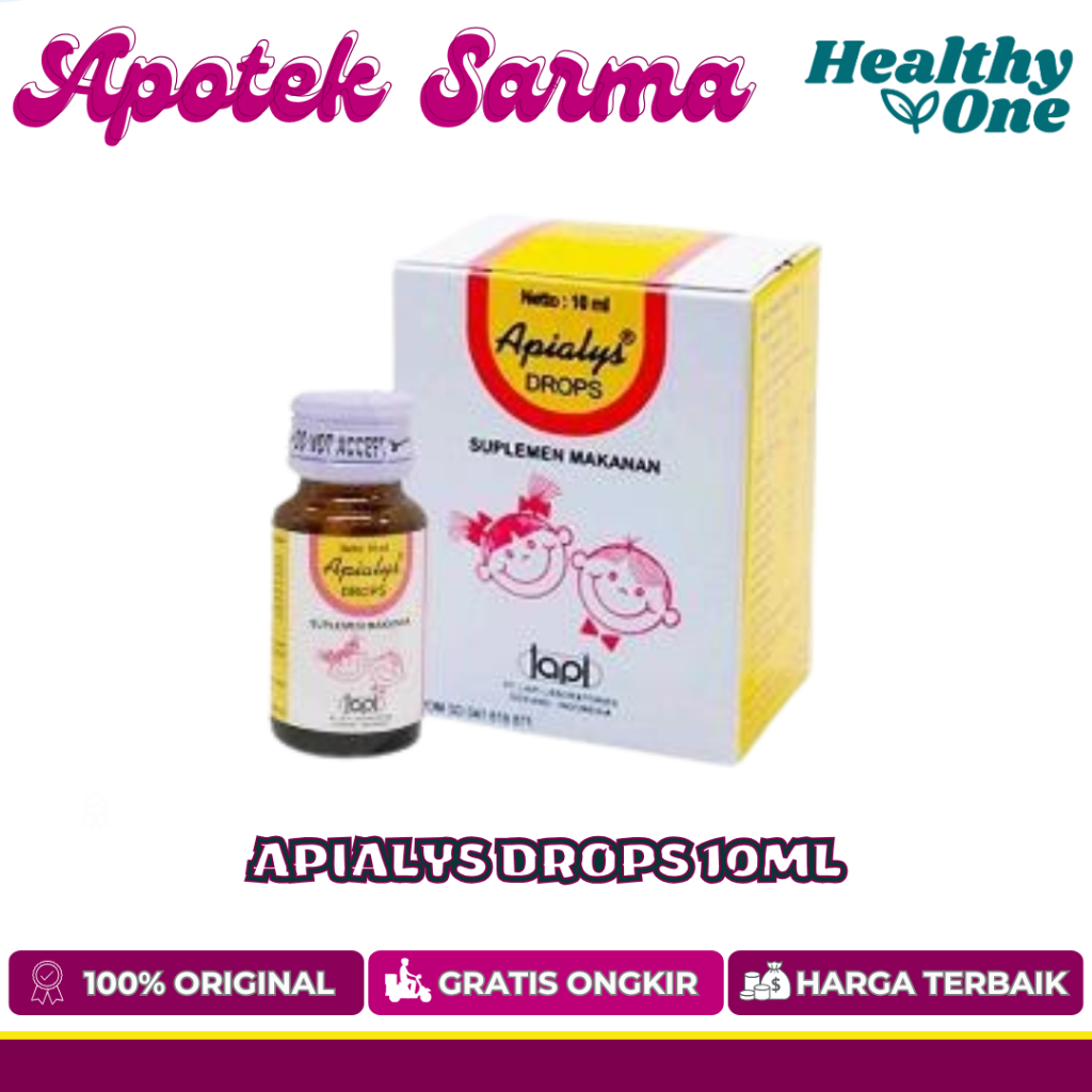 APIALYS DROPS 10ML / SUPLEMEN NAFSU MAKAN BAYI DAN ANAK