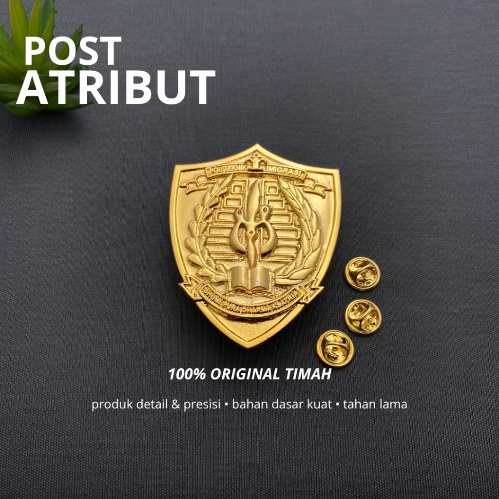 Emblem POLTEKIM / Topi Pet Poltekim / Atribut Poltekim / Atribut Taruna / Atribut Kumham