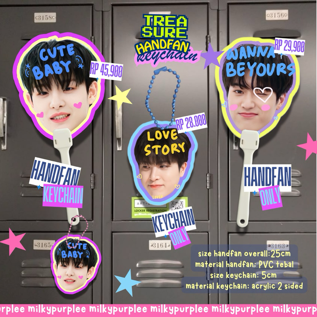 CUTIES TREASURE HANDFAN BY MILKYPURPLEE
