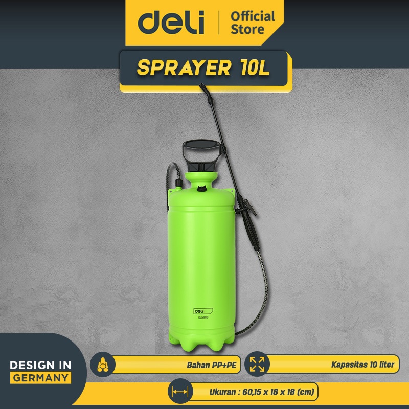 Deli Tools Sprayer / Semprotan Tanaman Deli Kapasitas 10 Liter Desain Tas Kuat DL581110