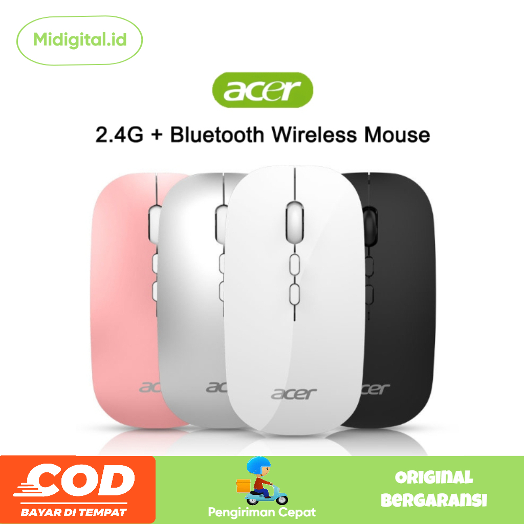 Mouse Wireless Bluetooth Termurah Bagus Modern Terbaru High Quality Rekomended Terlaris Komputer Sim
