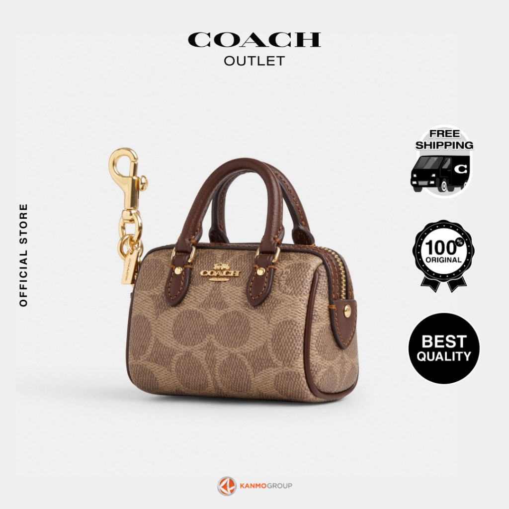 Coach Mini Rowan Bag Charm - Gantungan Tas
