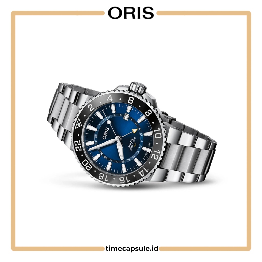Oris Aquis GMT Date 01 798 7754 4135 Jam Tangan Diving