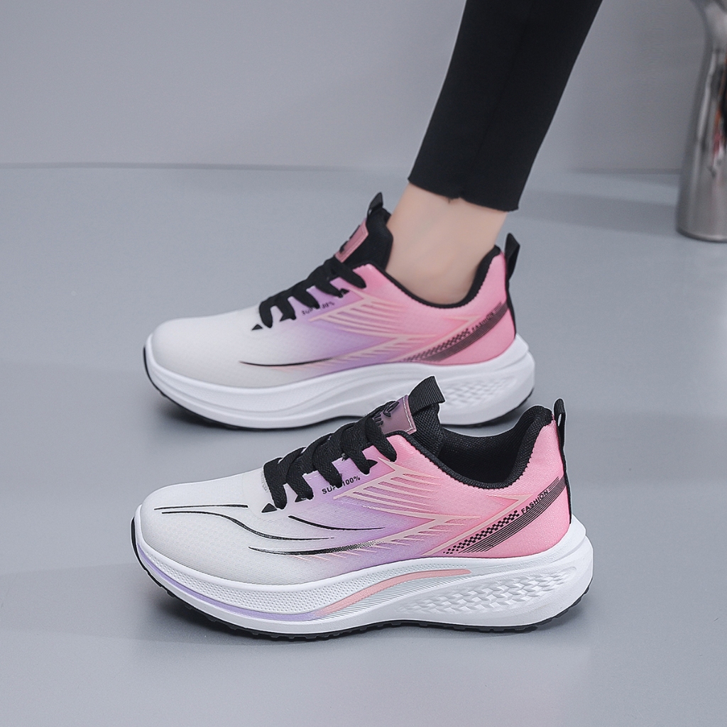 Big Promo Big Sale Collin Sepatu Olahraga Dewasa Ringan Kekinian Warna Gradasi Wanita Pria Sneakers