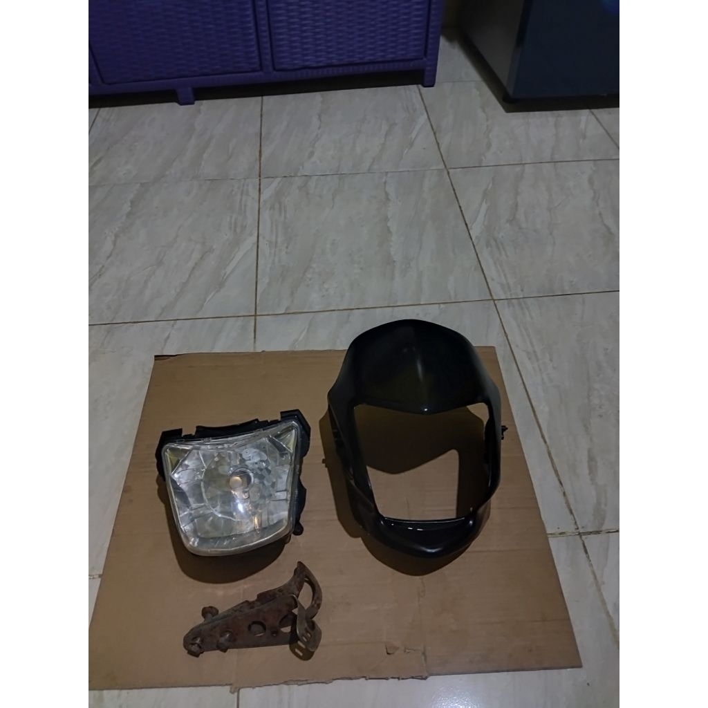 reflektor lampu depan Honda Sonic 125 old 2002 Sonic Thailand original lepasan motor