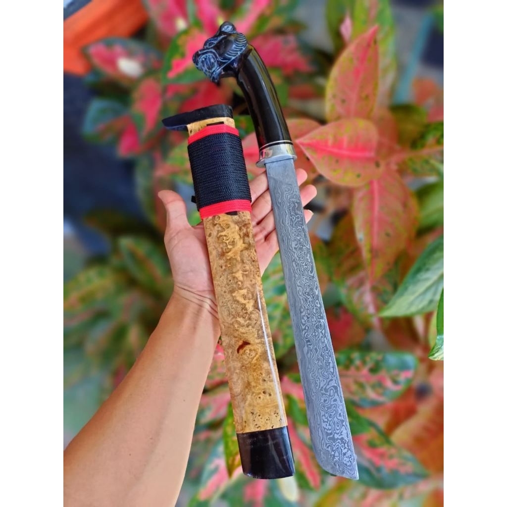 golsem custom pamor damaskus original amboyna