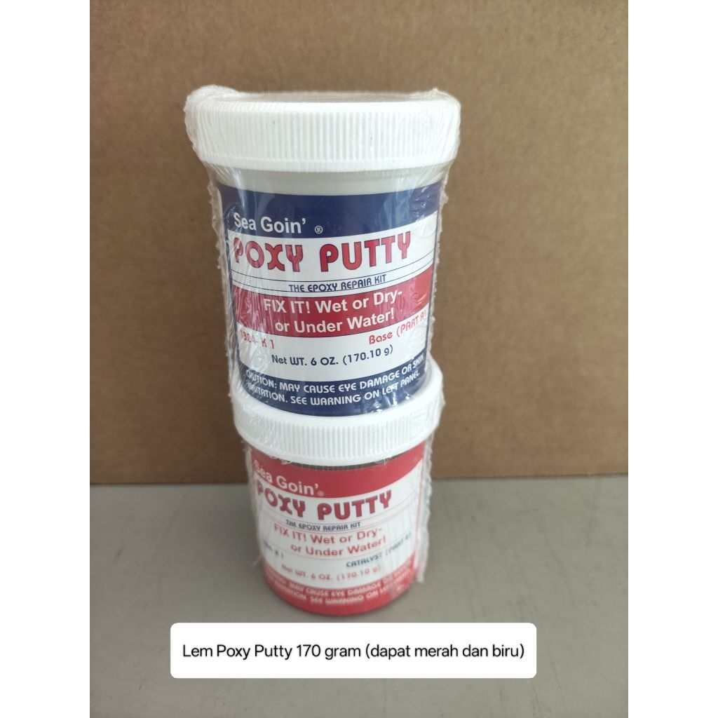 Lem Poxy Putty 170 gram/Lem Keramik Kolam Renang Poxy Putty 170 gram