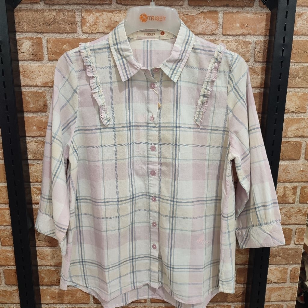 Kemeja Blouse Wanita TRISET TR3102401 Super Keren 100% ORIGINAL