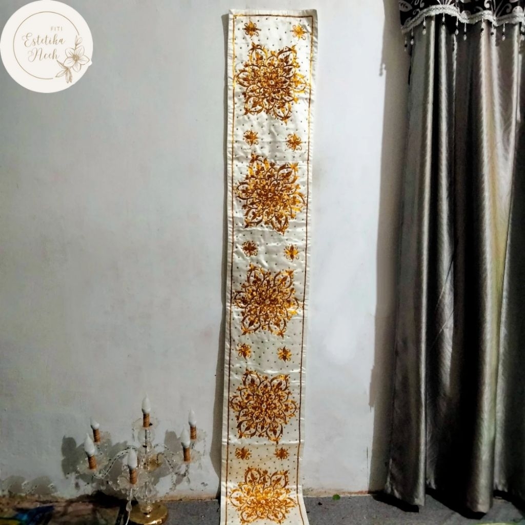 KASAP TIANG PELAMINAN ACEH SEPASANG/DEKORASI PELAMINAN ACEH