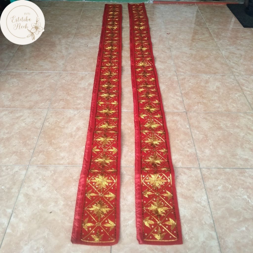 KASAP KAKI TANGGA PELAMINAN ACEH/DEKORASI PELAMINAN ACEH