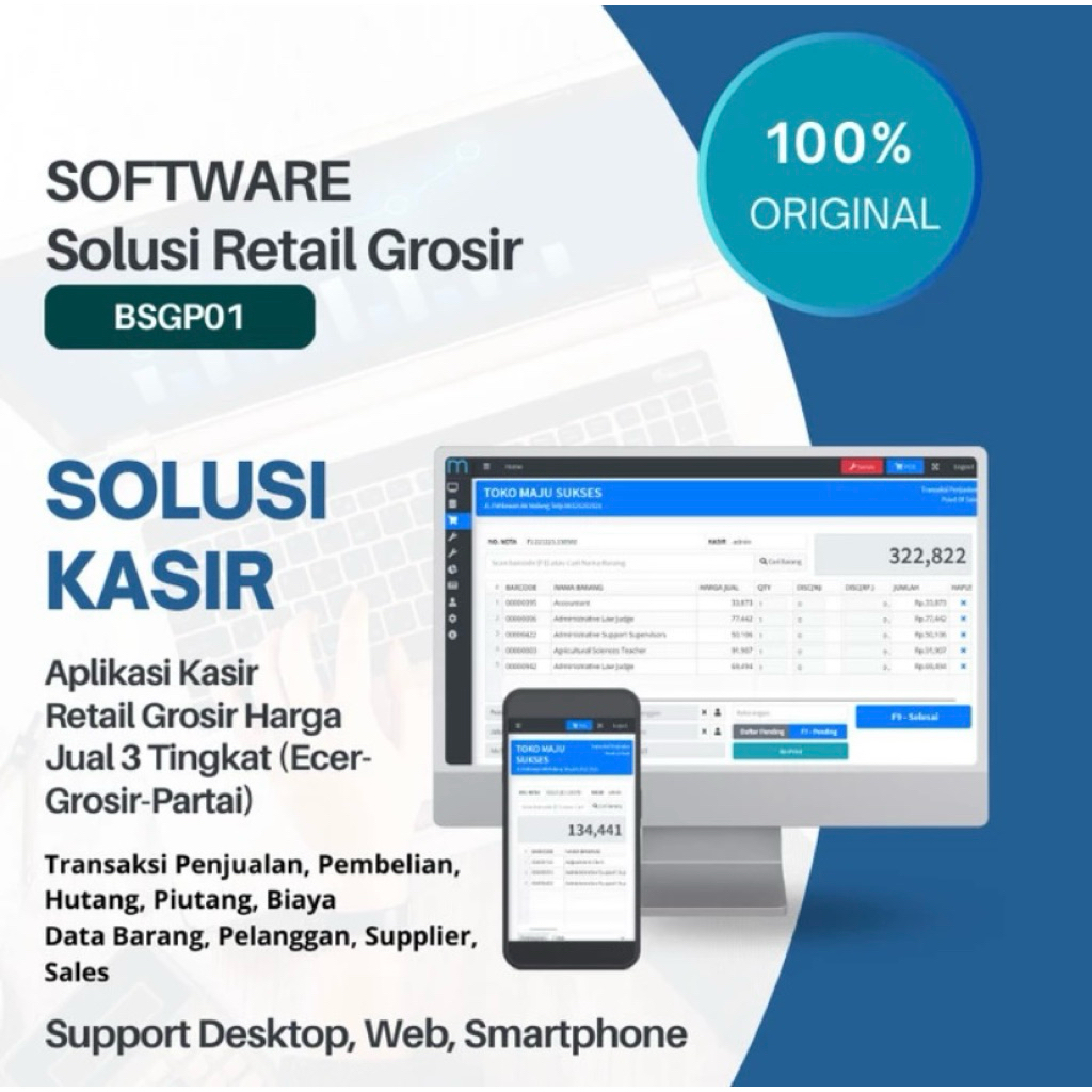 Aplikasi Retail Grosir Kasir – Manajemen Stok Akurat