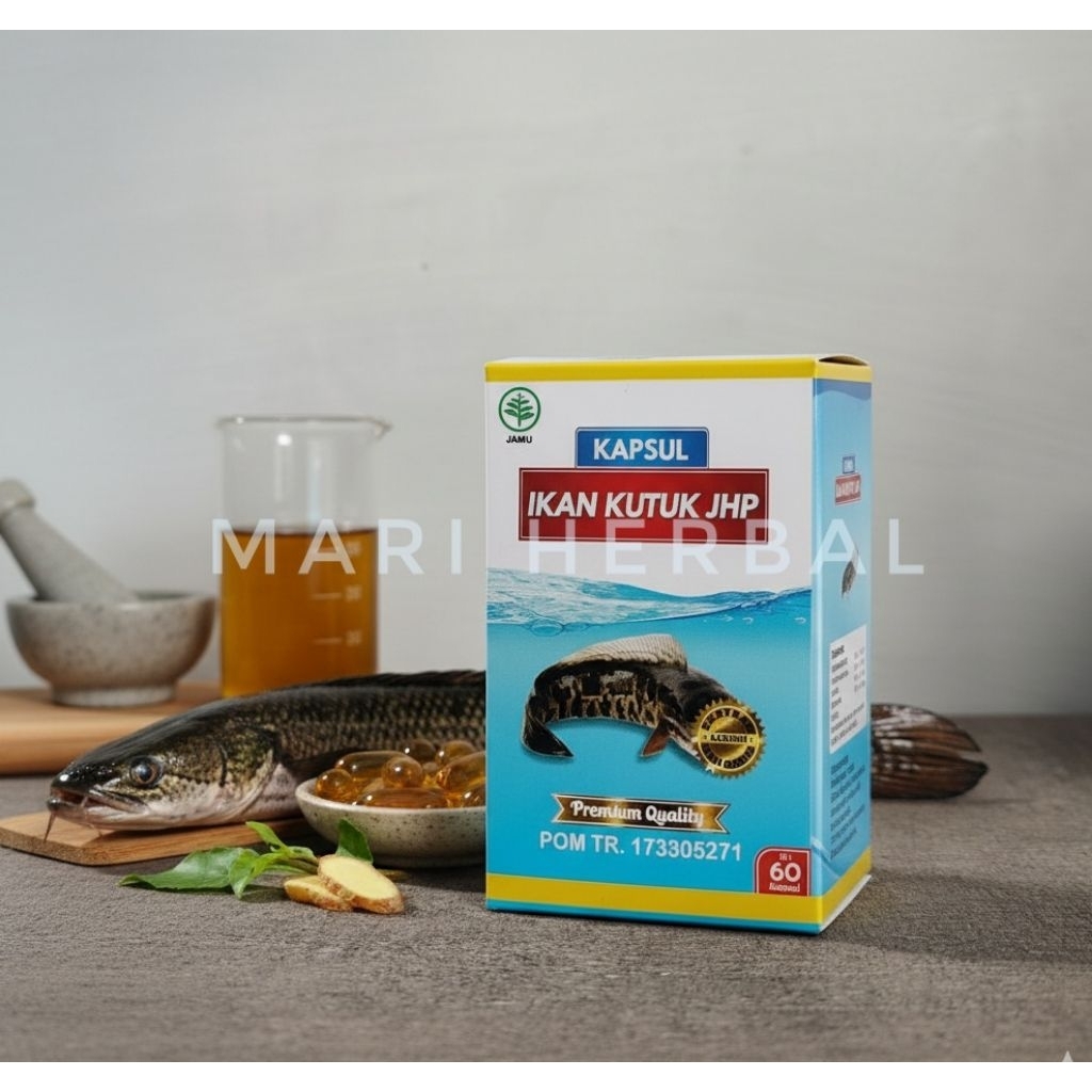 KAPSUL IKAN GABUS JHP - KAPSUL IKAN KUTUK JHP