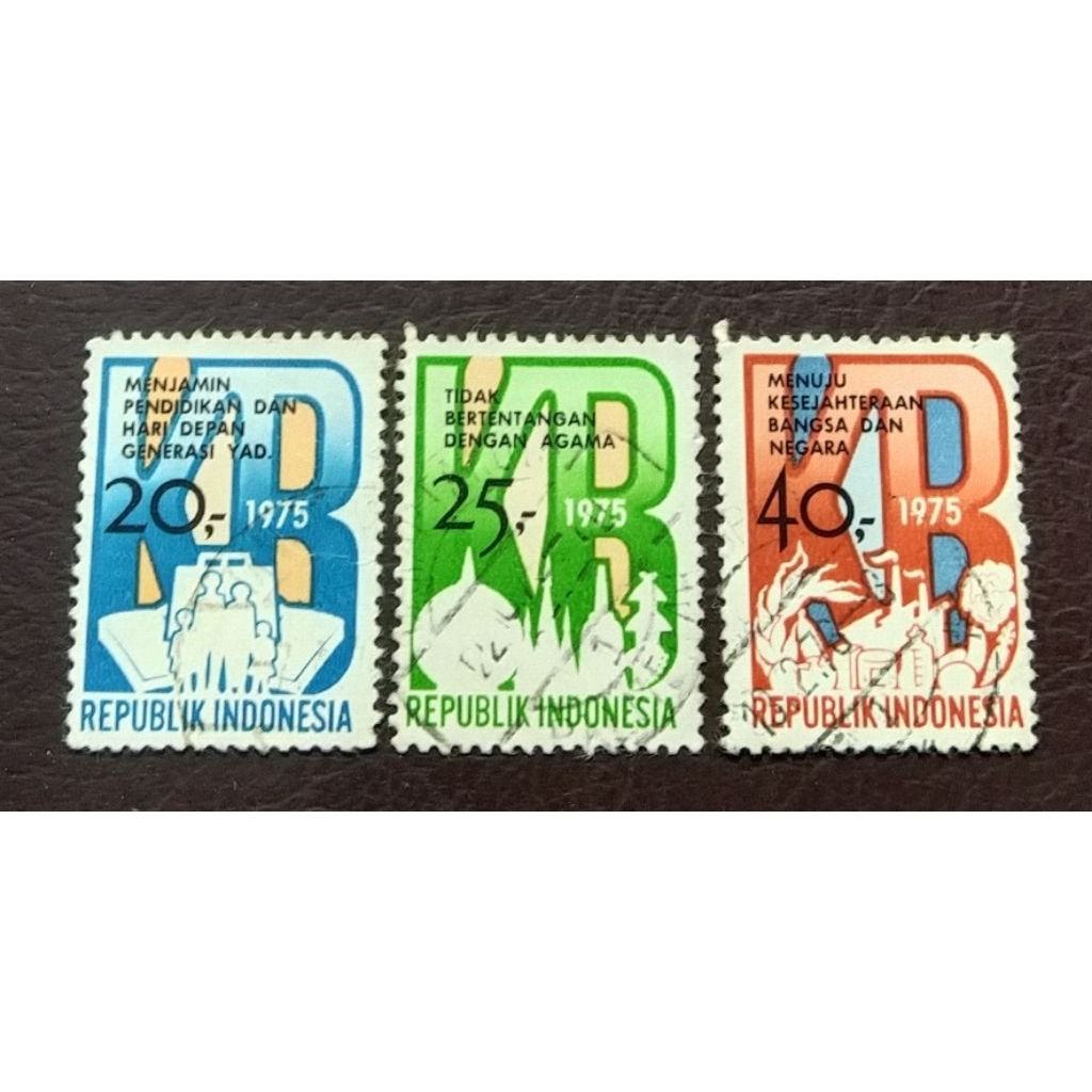 Prangko Lawas Set Lengkap Keluarga Berencana Thn 1975