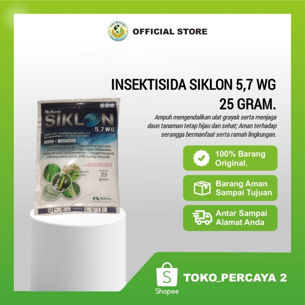 INSEKTISIDA SIKLON 5.7 WG 25GRAM.