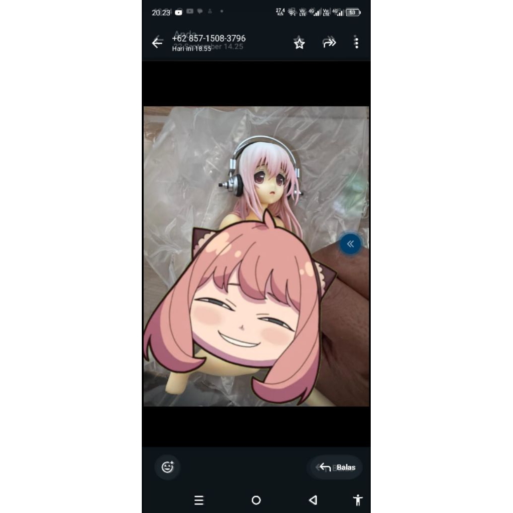 Sonico original action figure