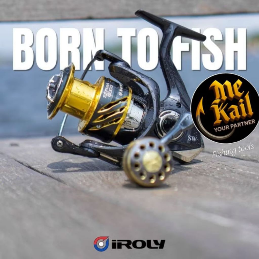 reel IROLY SEPHIA +SW & SEPHIA CARBON 500 800 1000 2000 3000 4000 6000