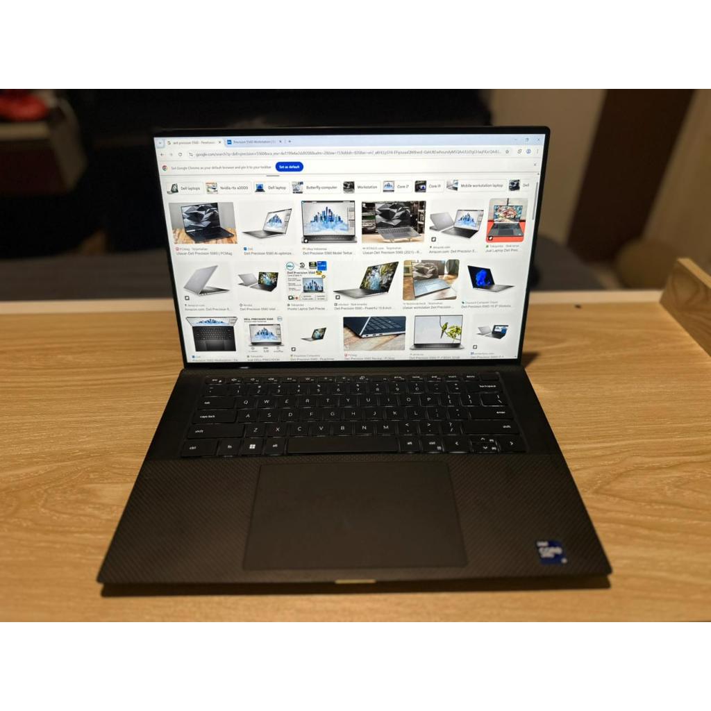 DELL PRECISION 5560 CORE I9-11950H NVIDIA RTX A2000 GDDR6 RAM 32GB SSD NVME SAMSUNG 1TB 15.6 INCH FU