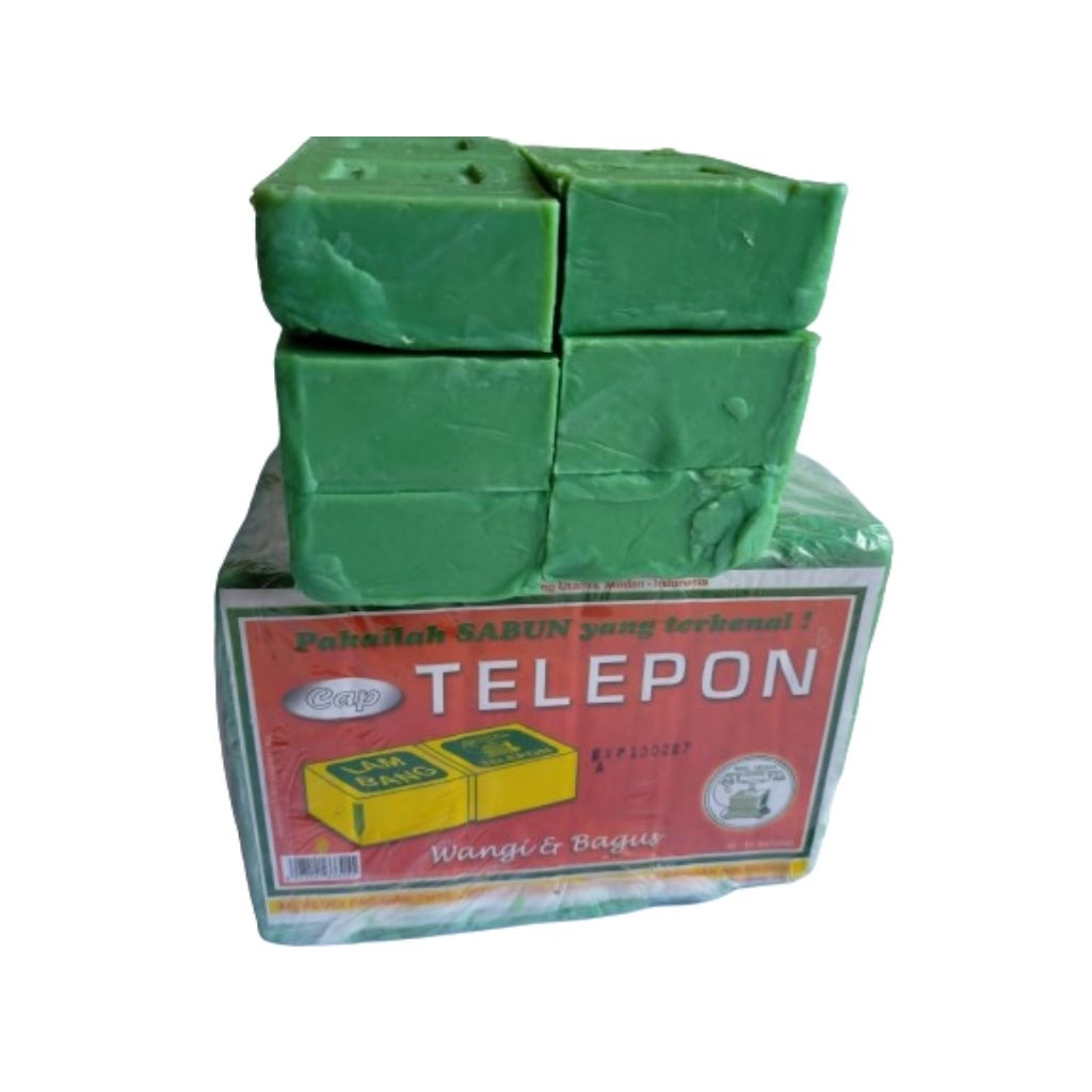 Sabun Cap Telepon Batang Isi 5 Wangi Tahan Lama Serbaguna Murah Grosir