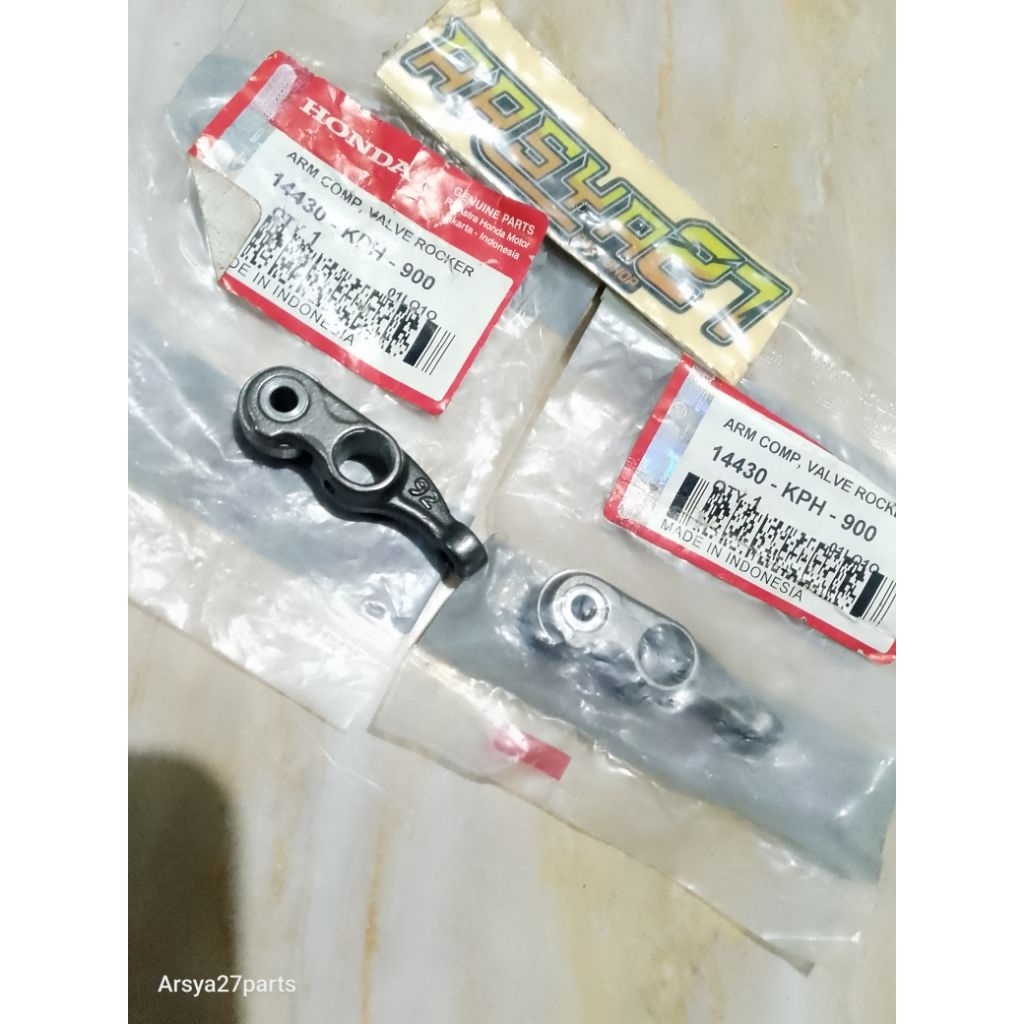 1Set Piano Pelatuk Klep Rocker Arm Karisma Supra X 125 Ori Ahm 1443a-Kph-900 Original Nos Ahm