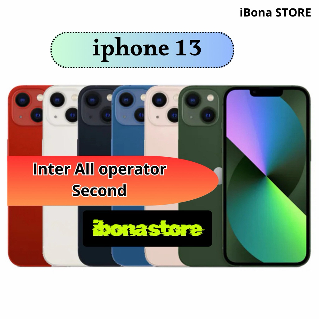 iphone 13 128gb 256gb 512gb inter second no minus