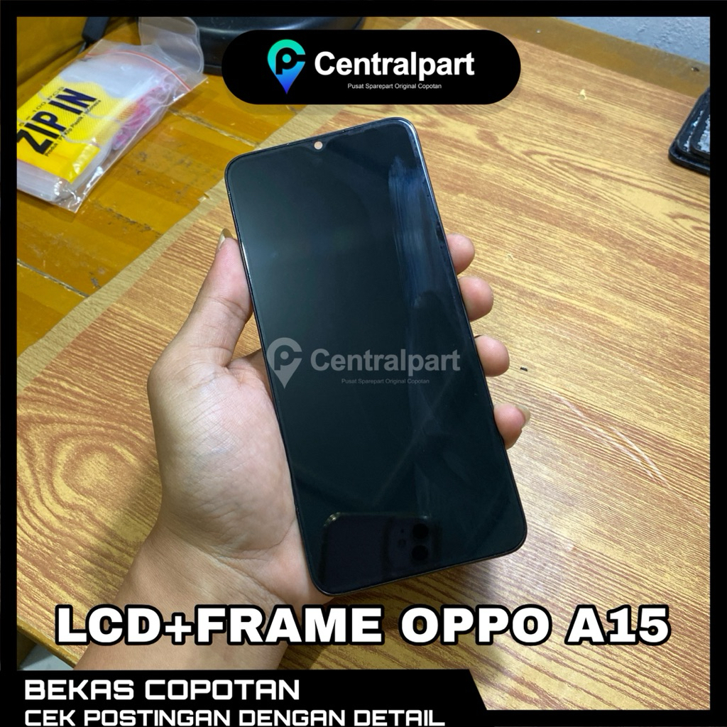 LCD + FRAME OPPO A15 ORIGINAL COPOTAN