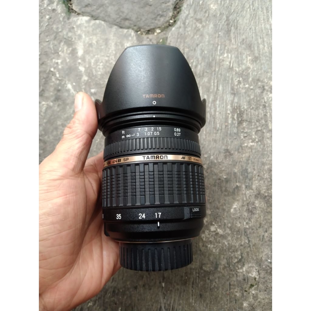 Lensa tamron 17 50mm F2.8 for nikon