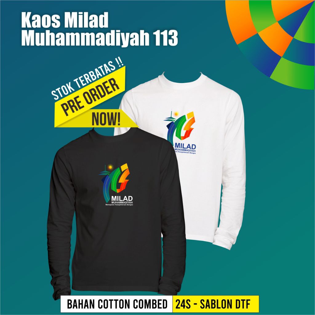 Kaos Milad Muhammadiyah 113