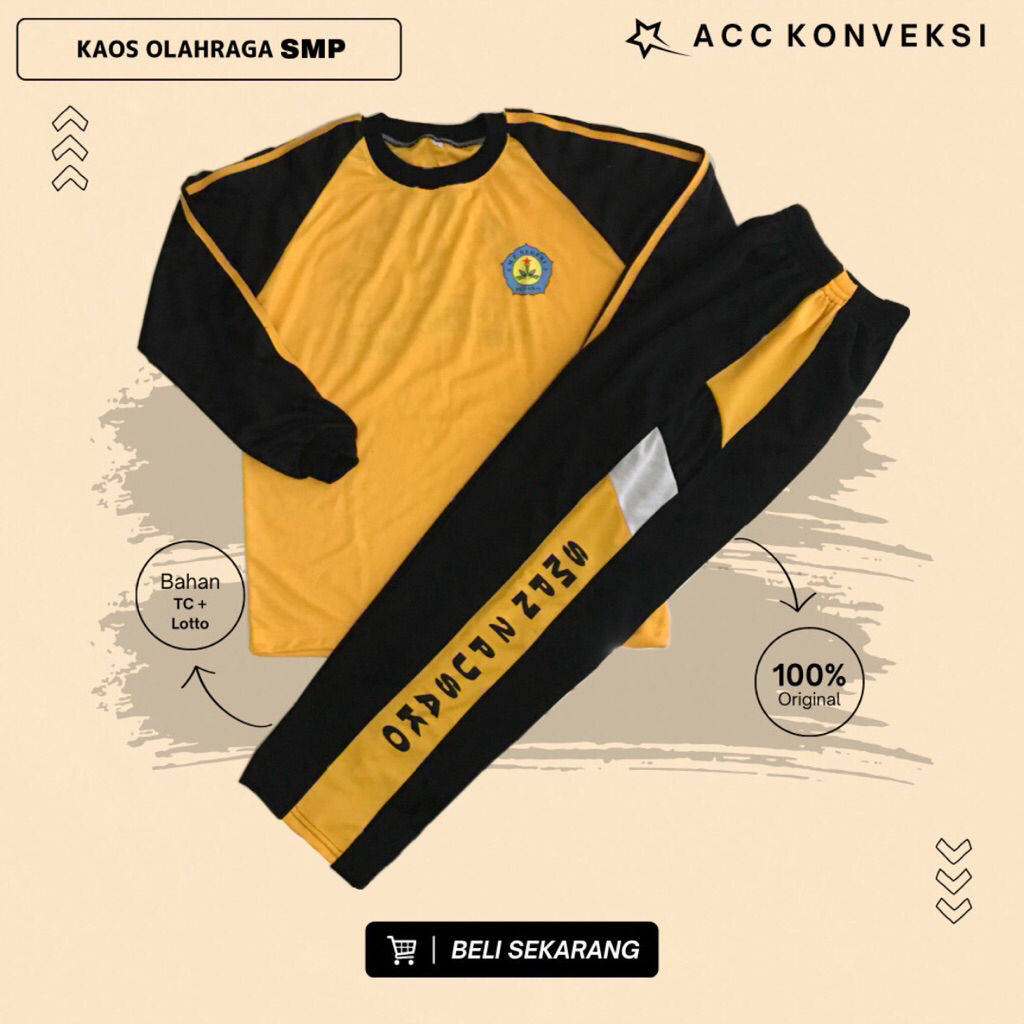 SERAGAM OLAHRAGA SMP KAIN TC/KH LOTTO