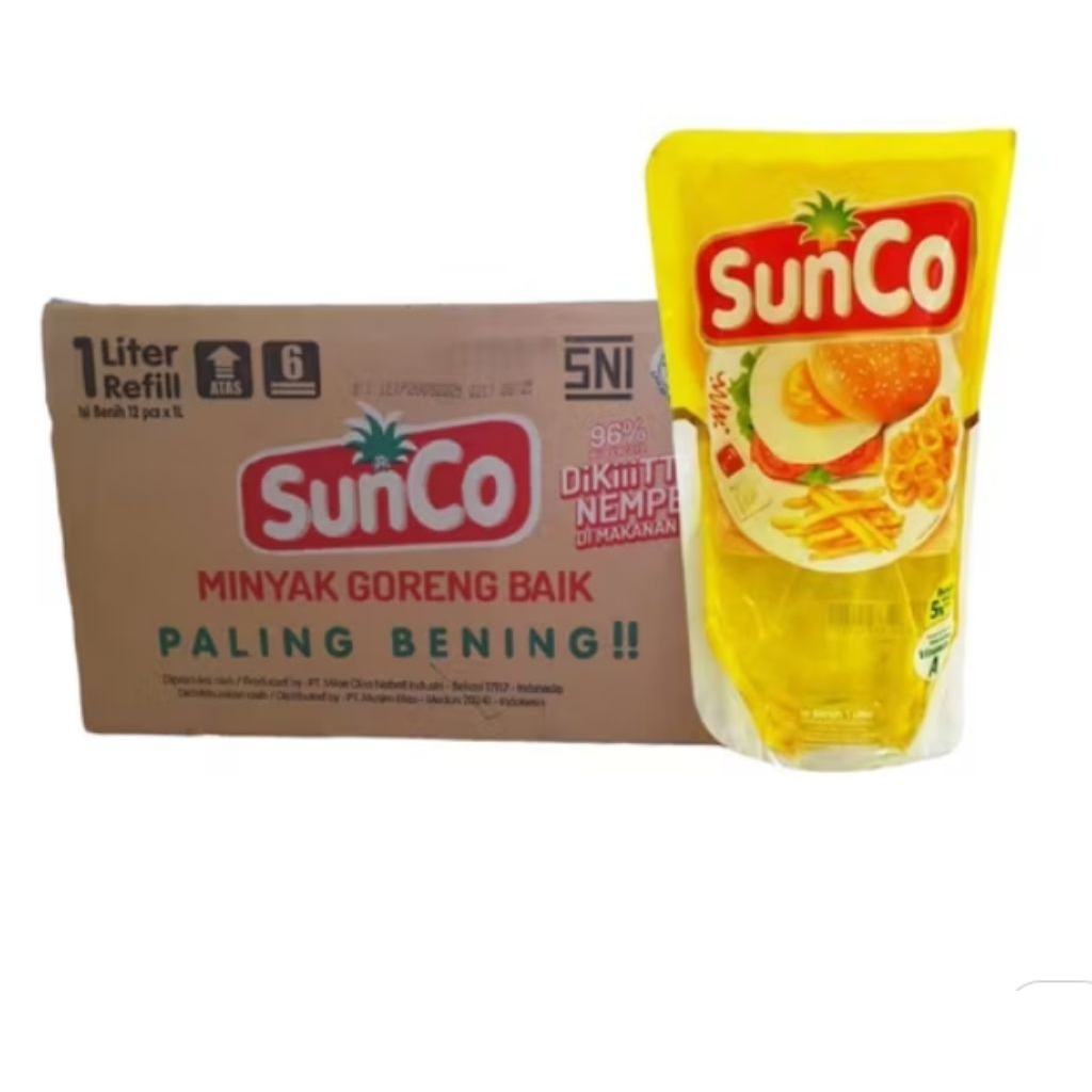 minyak sunco 1 liter 1 dus