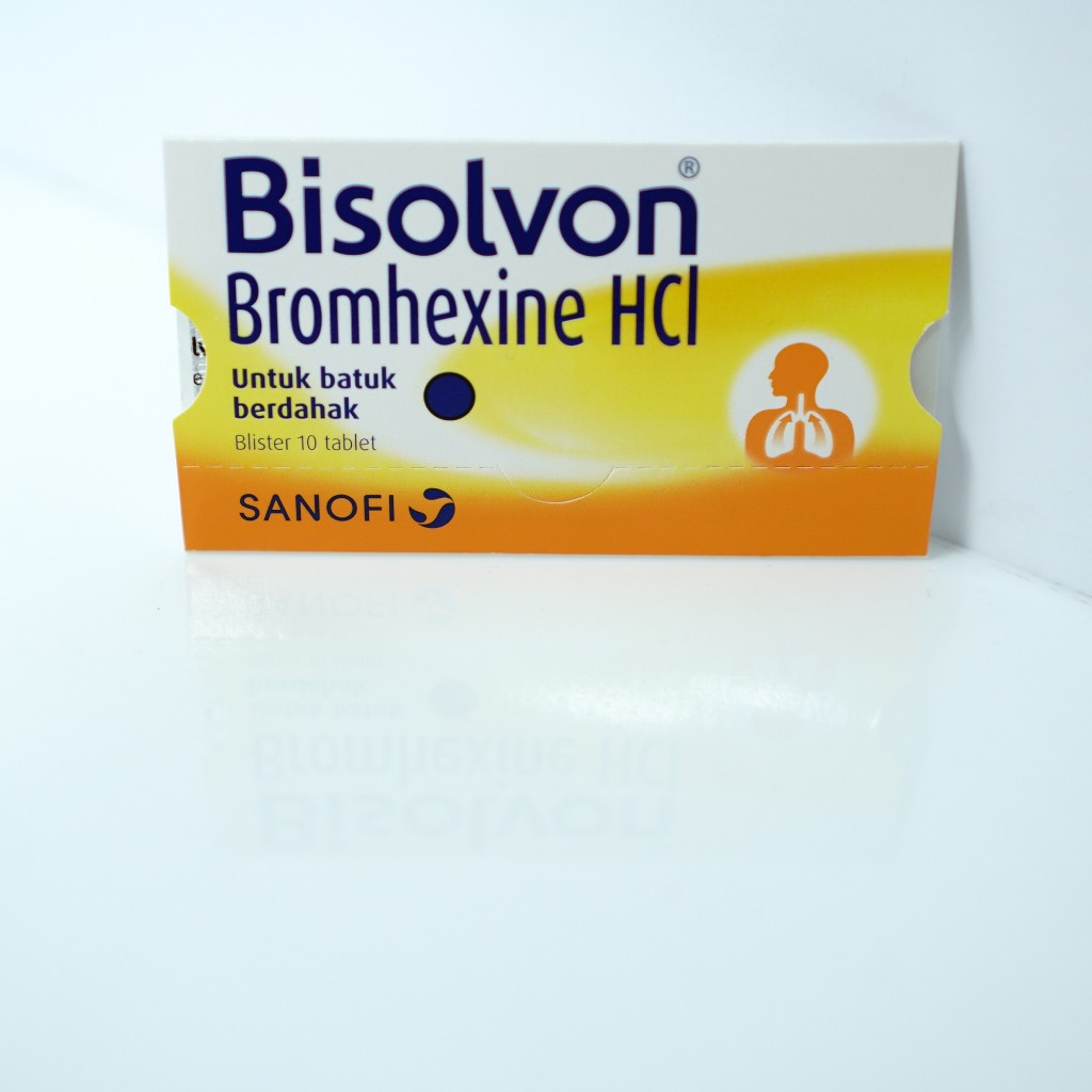 Bisolvon Tablet Obat Untuk Batuk Berdahak | Pengencer Dahak isi 10 Tablet