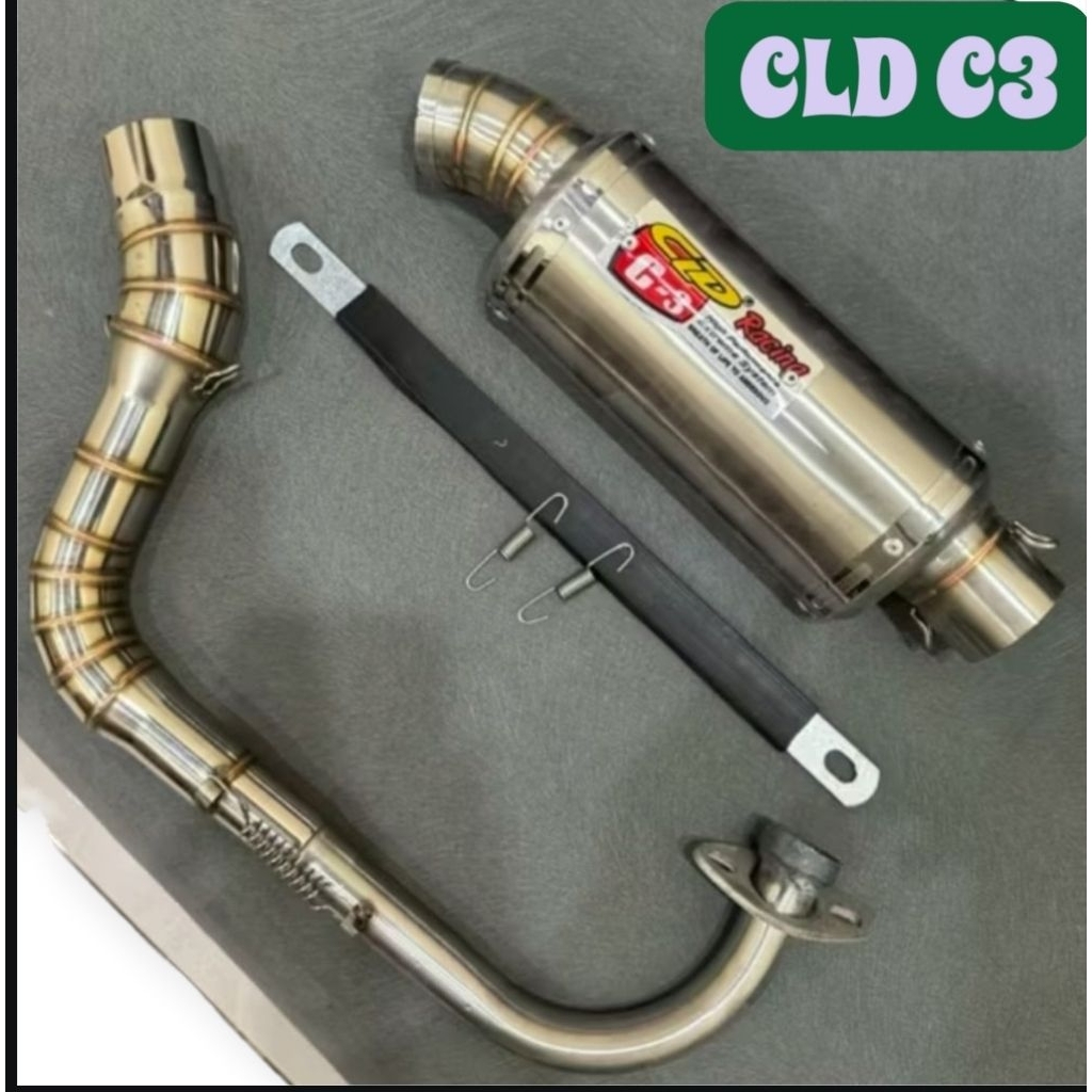 KNALPOT RACING CLD C3 MIO SPORTY BEAT SCOOPY KNALPOT CLD OVAL MIO J MIO M3 MIO SPORTY KNALPOT RACING