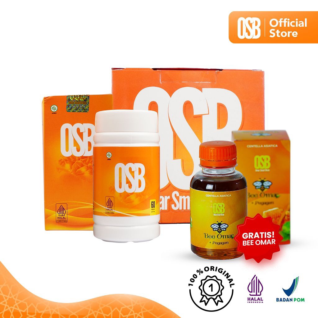 VITAMIN OTAK ANAK DAN DEWASA OSB 100% ASLI DAN ORIGINAL FreeMadu