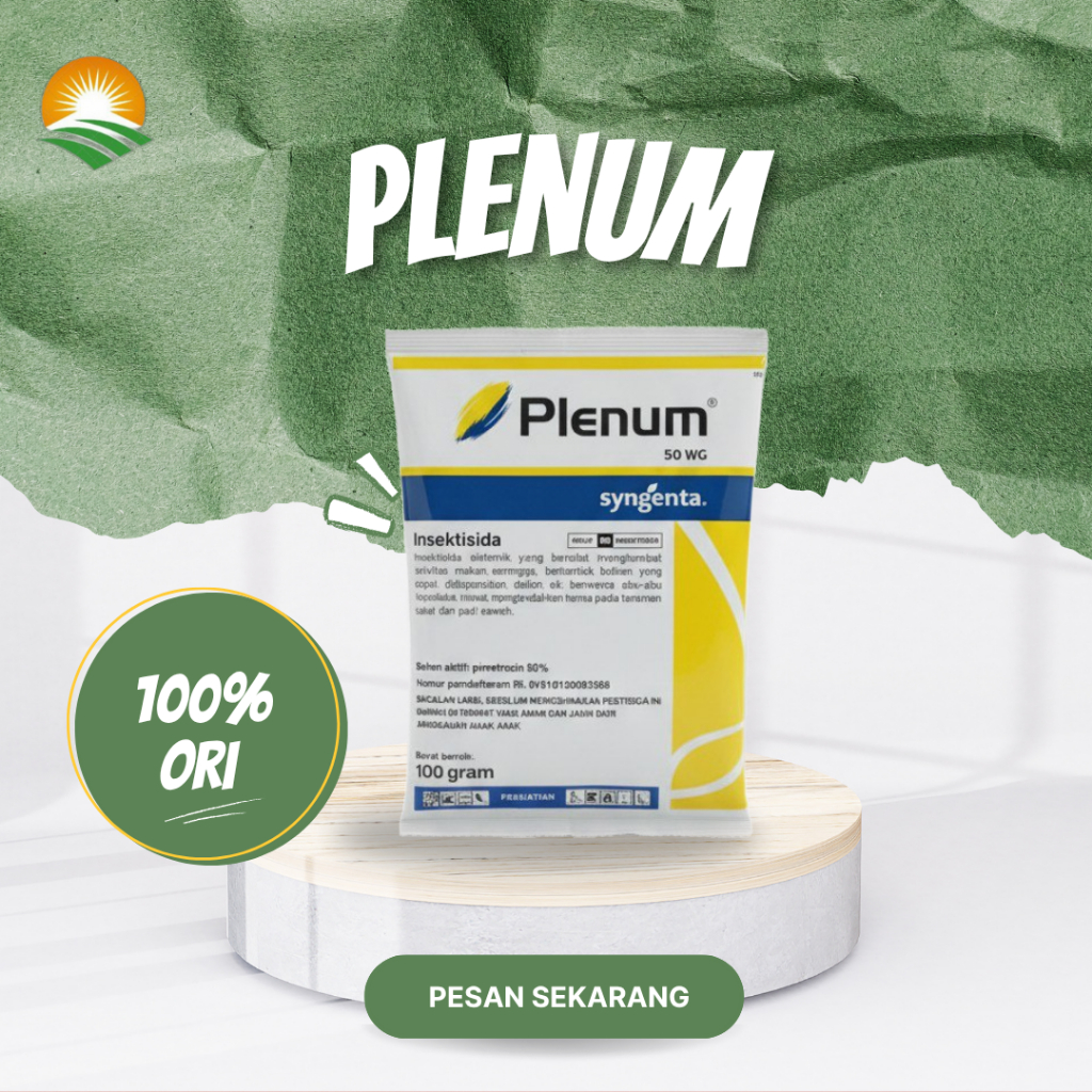 Plenum 50 WG 100 g - Insektisida Original Syngenta | Obat Wereng Coklat & Wereng Punggung Putih