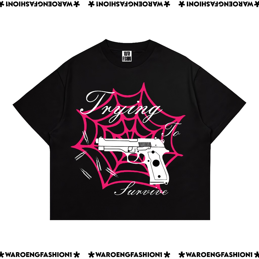 Tshirt | Kaos Distro | Gun | Somethingday - W88