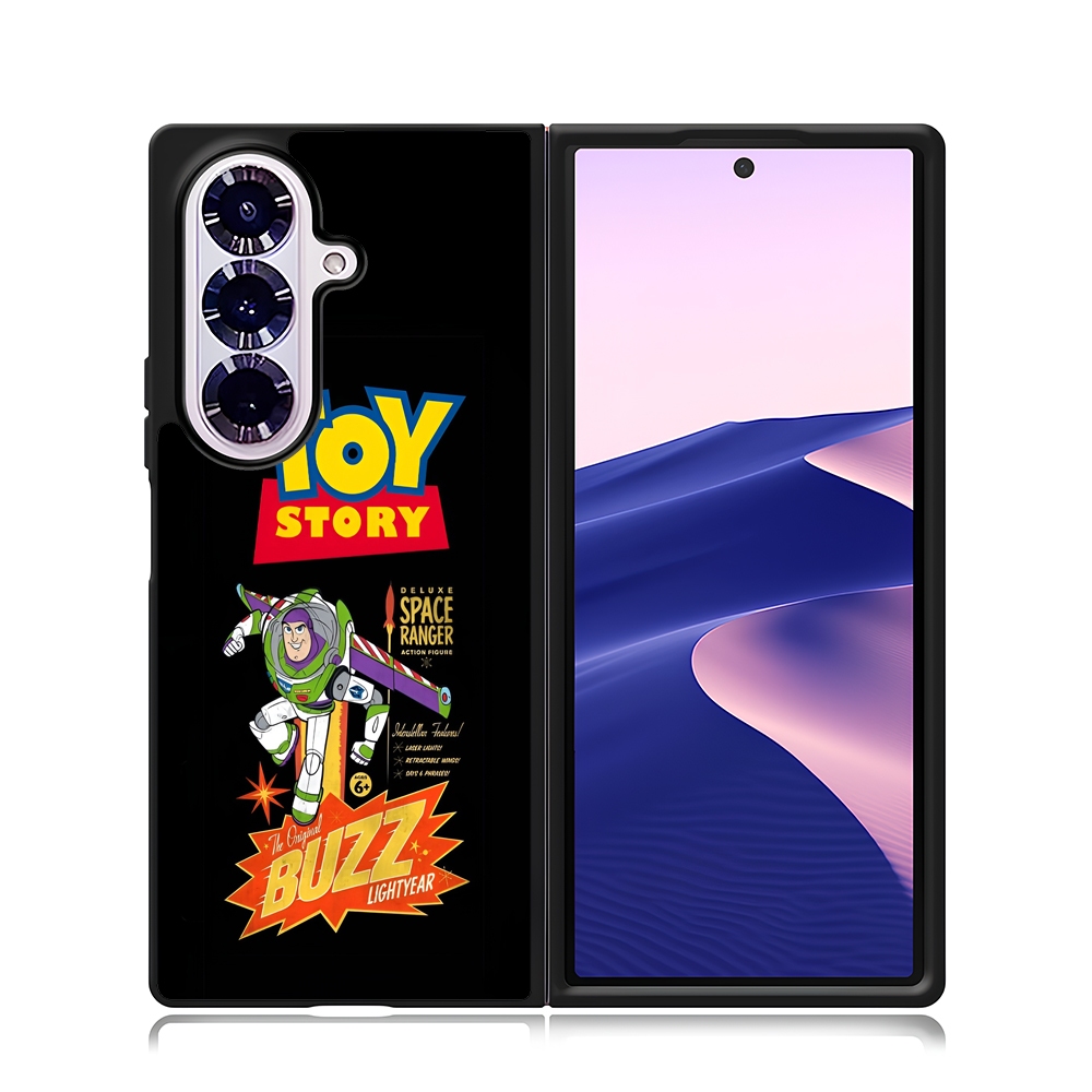 Phone Case Samsung Z Flip Fold 7 6 5 4 3 Phone Custom Buzz LightYear Toy story