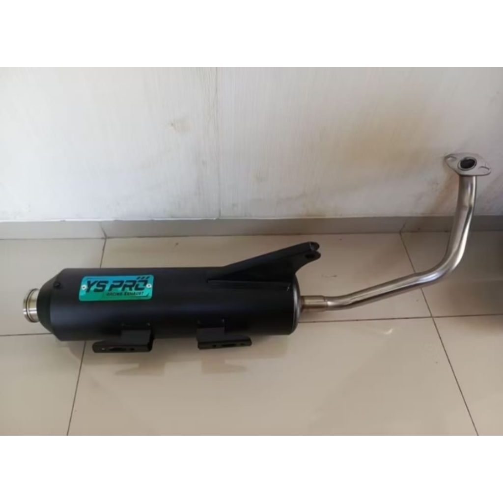 Knalpot Moncong Shijiro Original YS PRO Racing Exhaust Saringan full dan Sarteng fullsistem