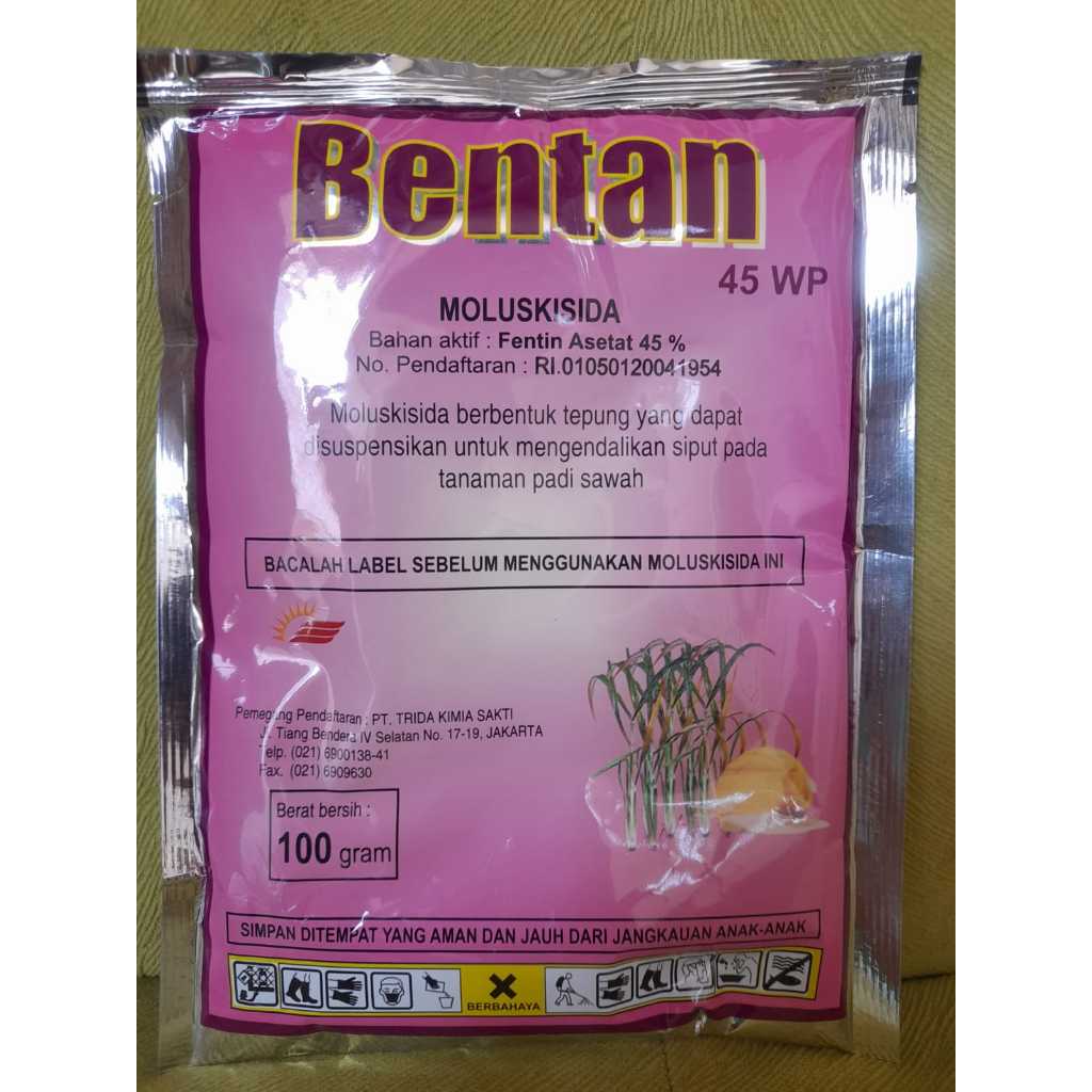 Bentan 45 WP Moluksida Obat Keong