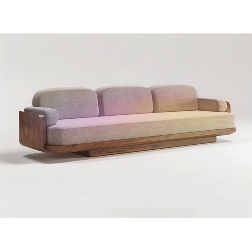 Bangku kayu jati tebal custom dudukan busa tebal terbaru