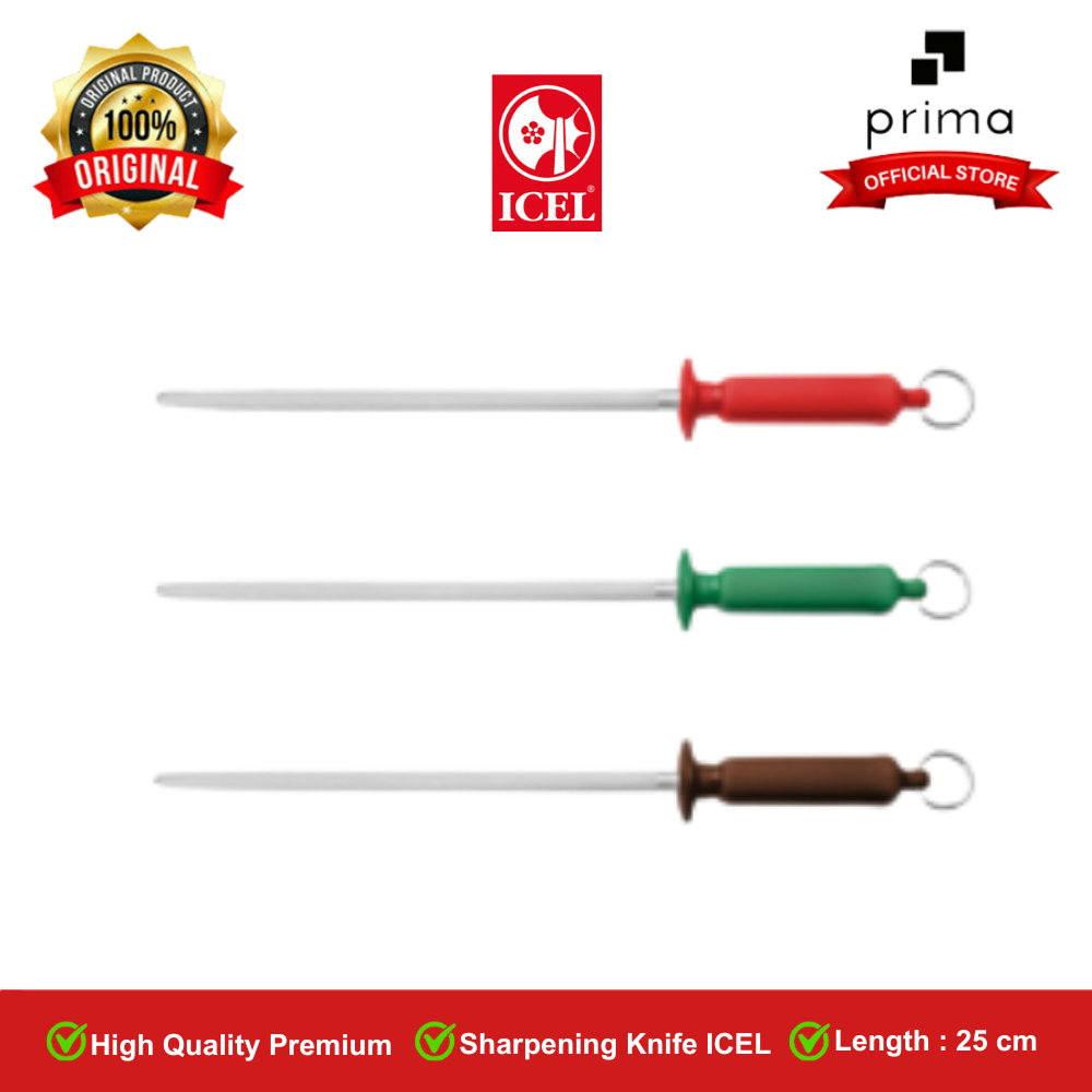 Sharpening Steel 25 cm Color | Asahan Pisau - ICEL