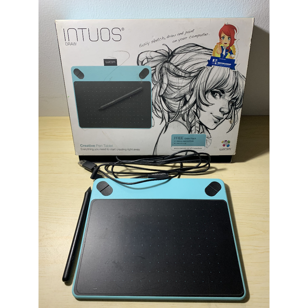 Wacom Intuos Draw CTL-490 | Pen Tablet Masih Mulus | Dijual Cepat | Pen Tablet | Tablet Wacom