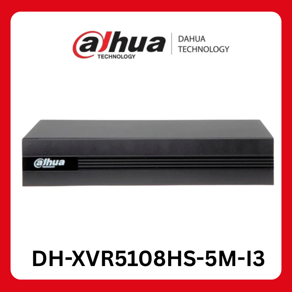 DVR DAHUA 8Ch 5MP XVR5108HS-I3 DVR 8 CHANNEL 5MP WizSense Garansi Resmi