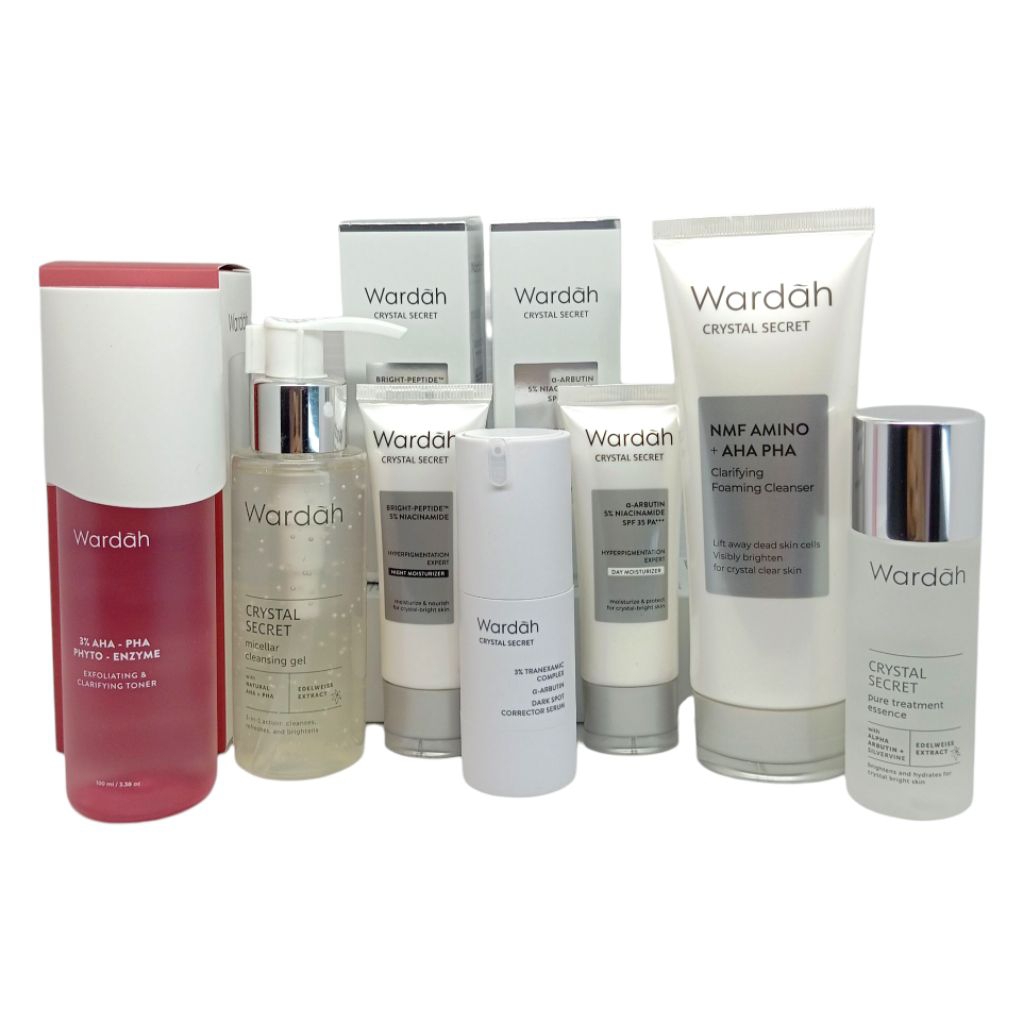 [BARU] WARDAH White Secret Paket Lengkap Varian Mini/ Wardah Crystal Secret Kemasan Baru / Krim penc