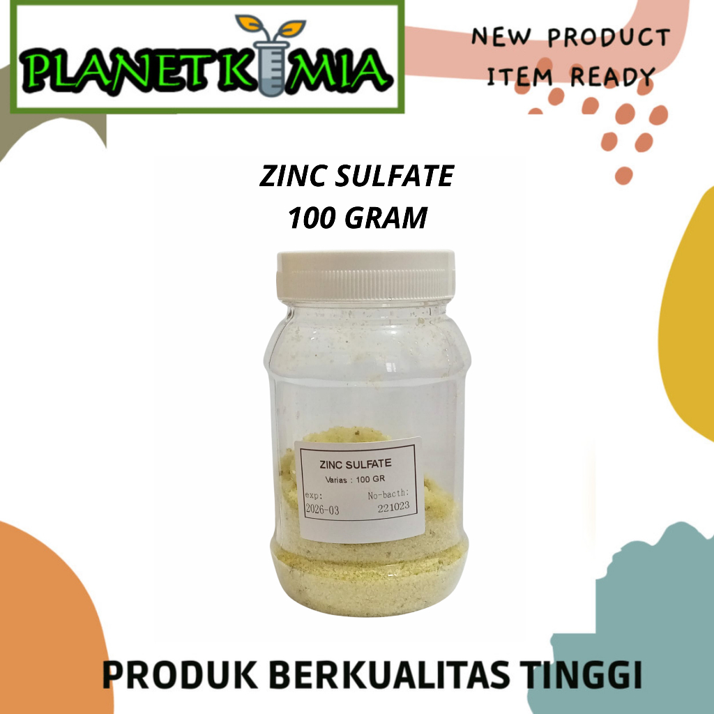 ZINC SULFAT BEST QUALITY 100 GRAM